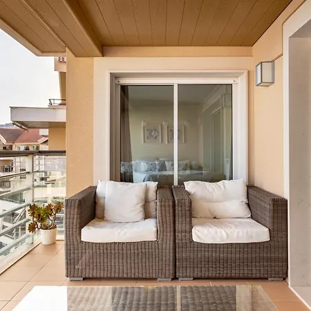 شقة Cidadela Deluxe 2br With Pool And Sea View كاسكايس